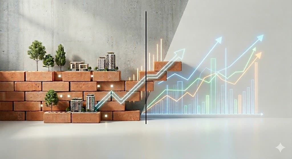 Cihly, nebo grafy? Proč nejúspěšnější investoři tyto dva světy neoddělují